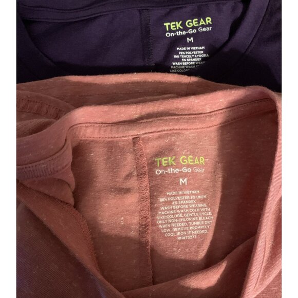 Tek Gear, On The Go Gear, Long Sleeve Top, Purple and Pink Size Medium - Picture 3 of 5